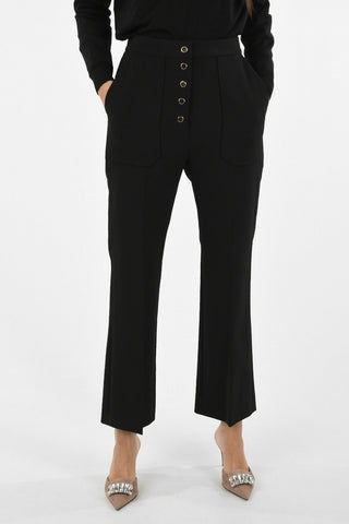 Wool High Waist Pant