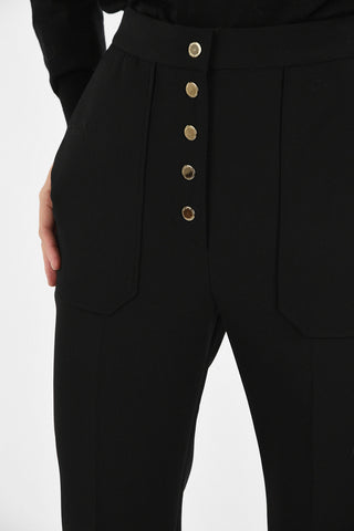 Wool High Waist Pant
