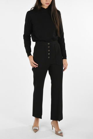 Wool High Waist Pant