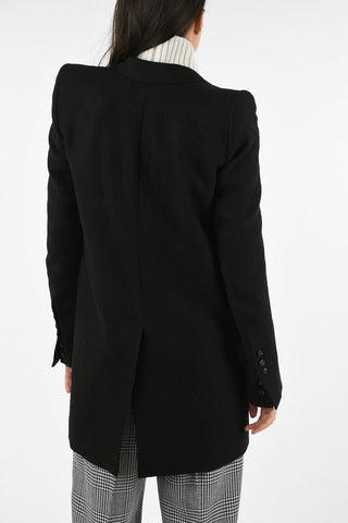 Virgin Wool Single Breasted Blazer