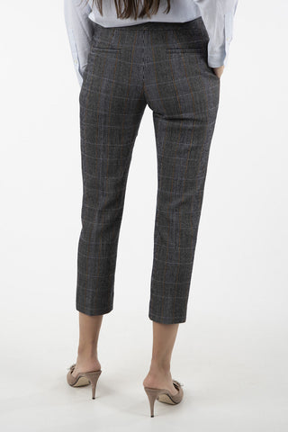 Virgin Wool Tartan capri Pant
