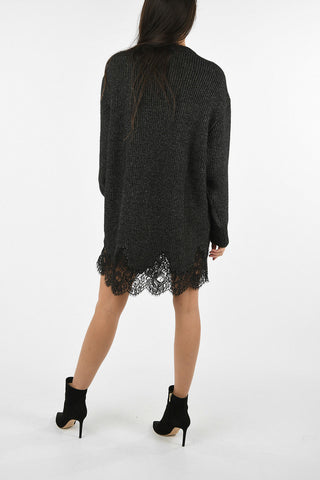Shirt Dress with Lace Details