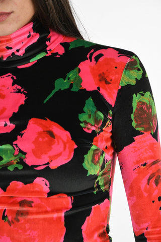 Chenille Floral Top