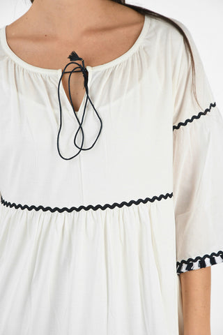 WEEKEND Caftano OCHE Midi Ricamato Con Sottoveste 