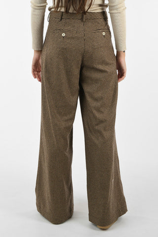 Pantaloni Flare Fantasia Pied-de-poulé