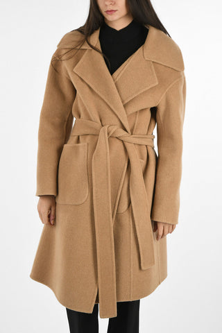 Wool Single Breasted Trench