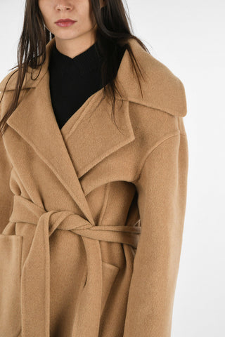 Wool Single Breasted Trench