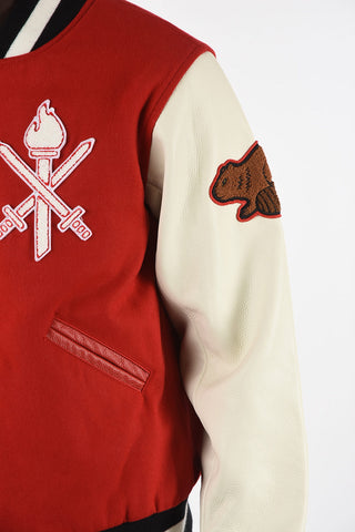 Bomber CANADA with Leather Sleeves