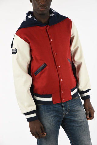 Bomber con Ricamo Stelle