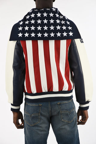 Bomber con Ricamo Stelle