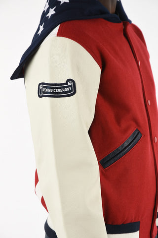 Bomber con Ricamo Stelle