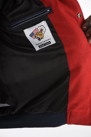 Bomber con Ricamo Stelle