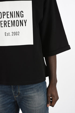 Printed Short Sleeve Sweatshirt