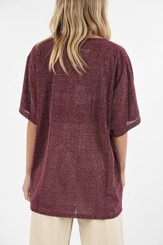 MM6 Lurex Oversize T-shirt