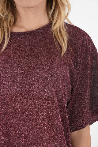 MM6 Lurex Oversize T-shirt