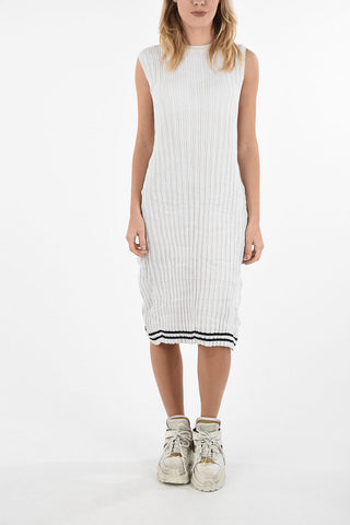 MM0 Ribbed Below Knee Dress