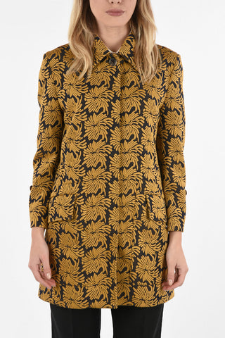 MM0 Snap Button Brocade Coat