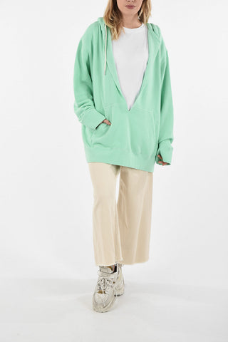 MM6 Plunging Neckline Oversize Sweatshirt