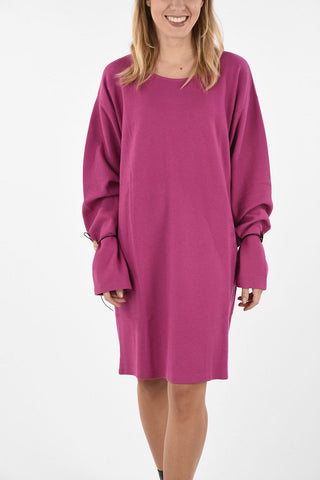 MM6 Virgin Wool and Cotton Shift Dress