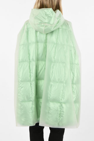 Coated Down Jacket with Hood