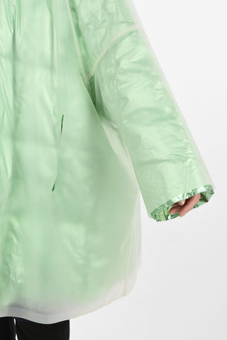 Coated Down Jacket with Hood