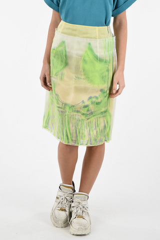 MM0 Chiffon Knee Length Skirt
