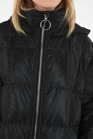 Oversized Down Jacket with Hood