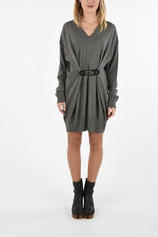 MM6 Vestito Shift in lana e Cotone