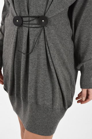 MM6 Vestito Shift in lana e Cotone