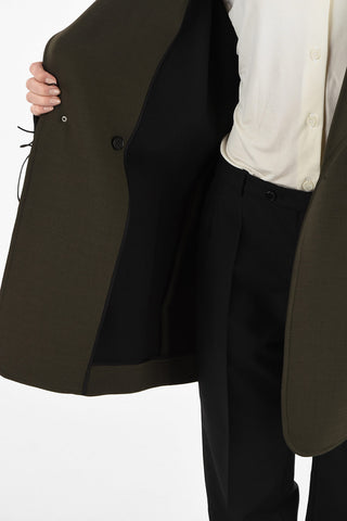 MM6 Virgin Wool Blend Coat
