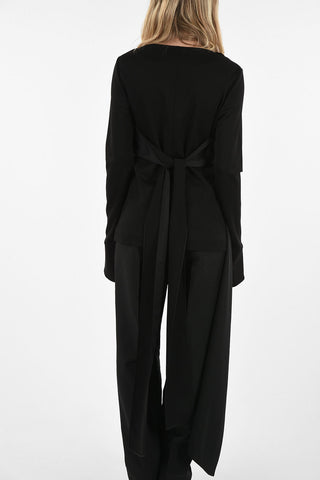 MM1 Sweetheart Neckline Asymmetric Top