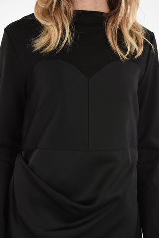 MM1 Sweetheart Neckline Asymmetric Top