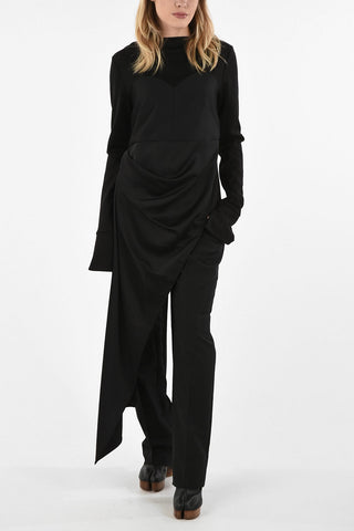 MM1 Sweetheart Neckline Asymmetric Top