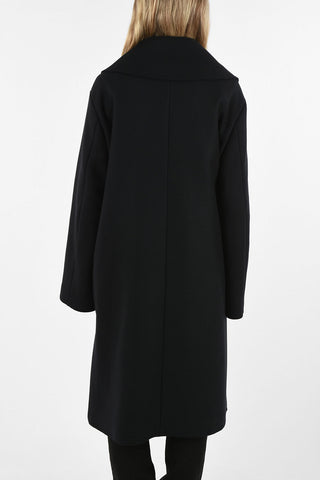 Wrap Coat With Flap Pocket