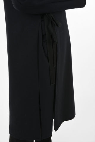 Wrap Coat With Flap Pocket