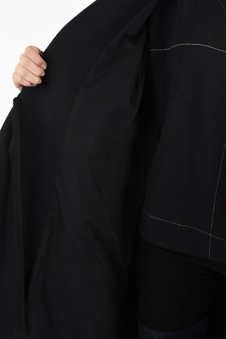 Wrap Coat With Flap Pocket