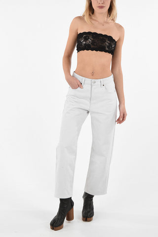 23cm Wide Leg Capri Jeans