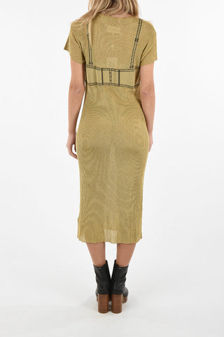 MM0 Glittered Sheath Dress