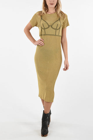 MM0 Glittered Sheath Dress