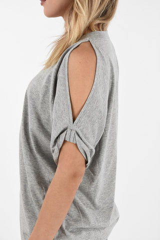 MM6 cold shoulder t-shirt