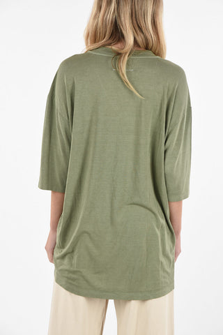 MM6 V-Neck Oversize T-shirt