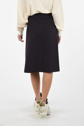 MM0 Wool A-line Skirt