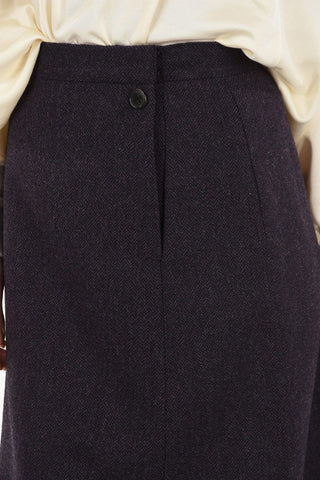 MM0 Wool A-line Skirt