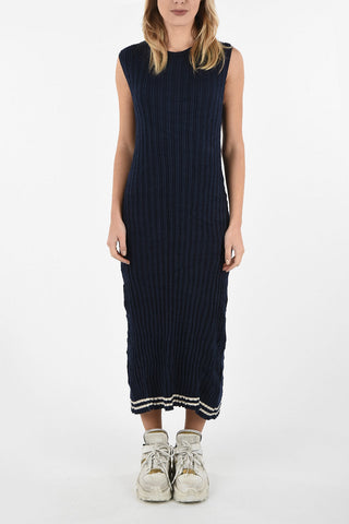 MM0 Vestito Attillato Maxi Ribbed