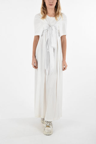 MM6 Vestito Wrap in Cotone Jersey