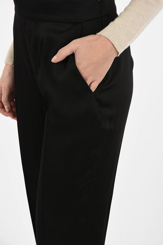 STUDIO High Waist Cropped VOLANTE Pants