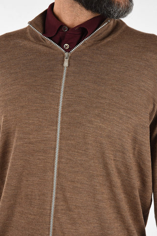 Virgin Wool and Cashmere Cardigan