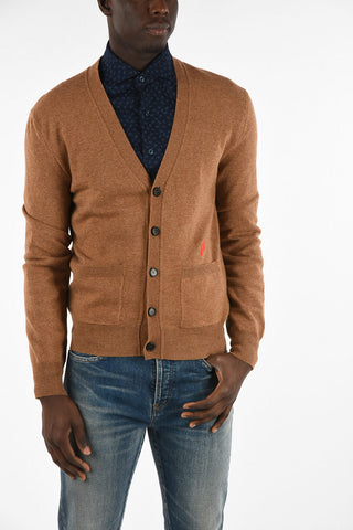 Wool And Cotton Cardigan with pockets