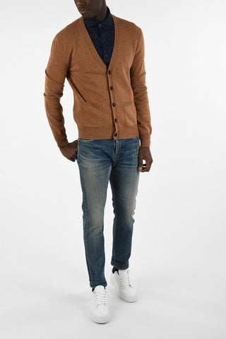 Wool And Cotton Cardigan with pockets