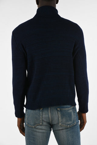 Crochet Turtle-Neck JULIAN Sweater